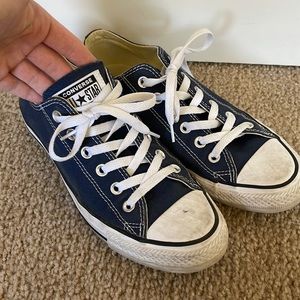 Navy Blue Converse